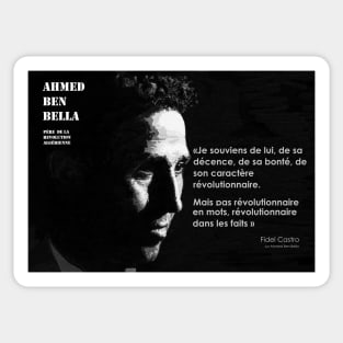 Ahmed Ben Bella Père de la Révolution Algérienne Sticker